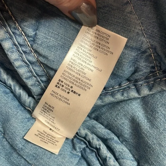 Free People Blue Floral Jacket - Picture 5 of 5